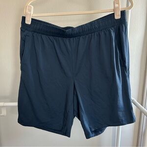 All In Motion dark blue athletic shorts with pockets